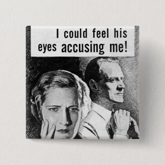 Chapa Cuadrada Paranoia vintage