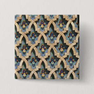 Chapa Cuadrada Pared del mosaico, Hassan II Mezquita-Casablanca