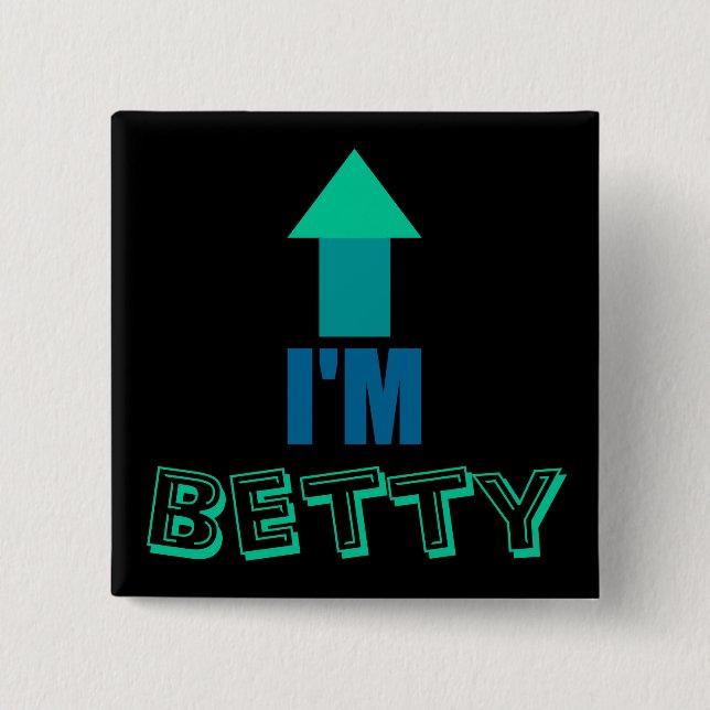 Chapa Cuadrada Pares perdidos divertidos (Anverso)