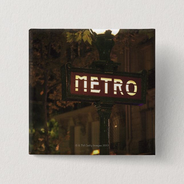 Chapa Cuadrada París, Francia. (Anverso)