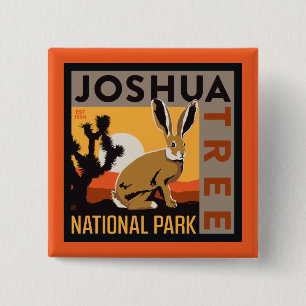 Chapa Cuadrada Parque nacional Árbol de Joshua   Jackrabbit