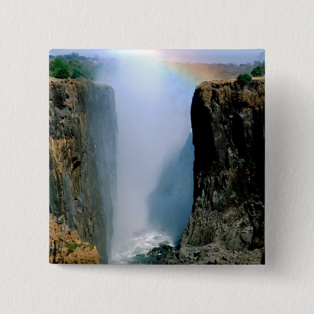 Chapa Cuadrada Parque Nacional de las Cataratas Victoria, África, (Anverso)