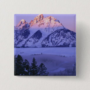 Chapa Cuadrada PARQUE NACIONAL GRAND TETON, WYOMING. EE. UU. Nieb