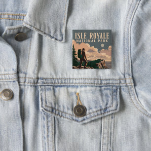 Chapa Cuadrada Parque nacional Isle Royale Backpacking Travel Art