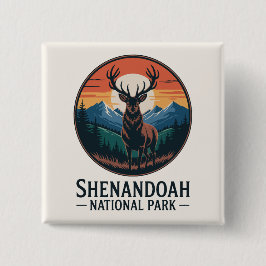 Chapa Cuadrada Parque nacional Shenandoah Emblem