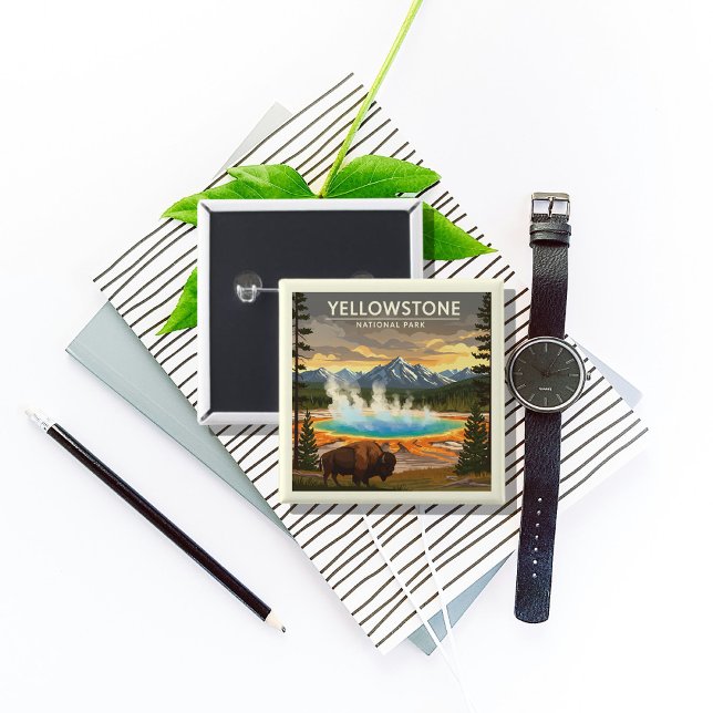 Chapa Cuadrada Parque nacional Yellowstone (Subido por el creador)