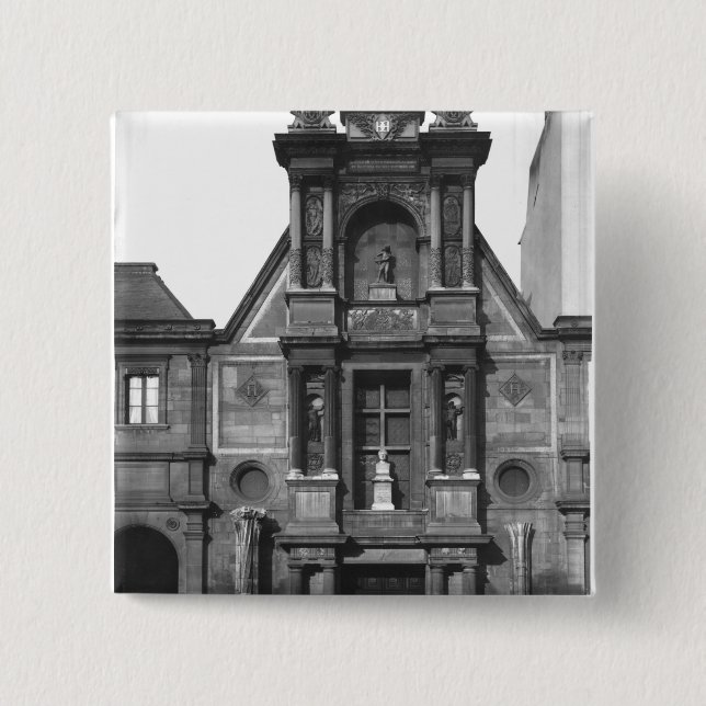 Chapa Cuadrada Parte central del fa�ade principal (Anverso)