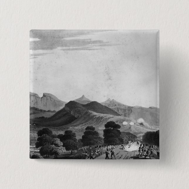 Chapa Cuadrada Parte del ejército británico que forma antes de (Anverso)