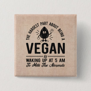Chapa Cuadrada Parte más dura Vegan, Leche los almendros, diverti