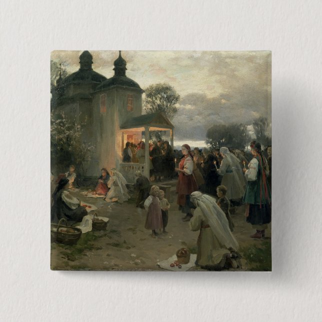 Chapa Cuadrada Pascua Matins (Anverso)