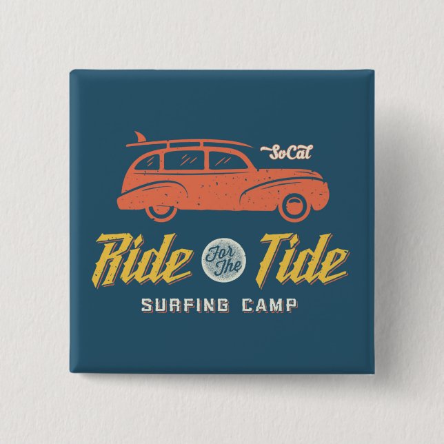 Chapa Cuadrada Paseo de Socal para la marea (Anverso)