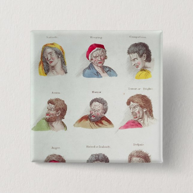 Chapa Cuadrada Pasiones, placa V, pub. por R. Edwards, Londres (Anverso)