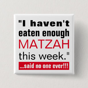 Chapa Cuadrada Passover Matzah Funny