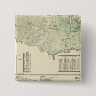 Chapa Cuadrada Patatas irlandesas y dulces y heno