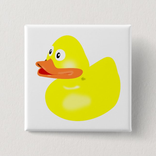 Chapa Cuadrada Pato de baño (Anverso)