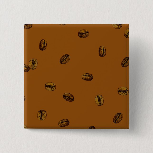Chapa Cuadrada Patrón de café (Anverso)