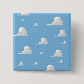Chapa Cuadrada Patrón de nube de personalizado corto