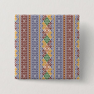 Chapa Cuadrada patrón étnico elegante