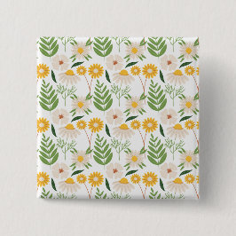 Chapa Cuadrada Patrón floral