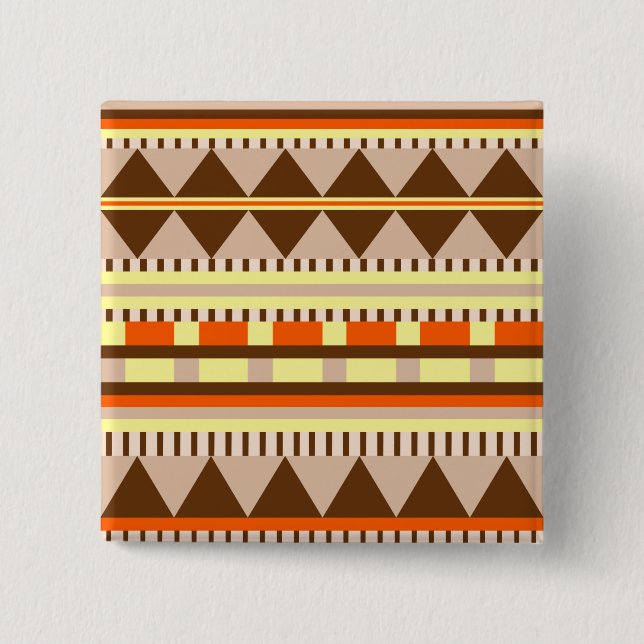 Chapa Cuadrada Patrón geométrico (Anverso)