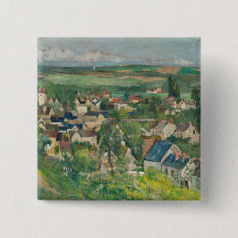 Chapa Cuadrada Paul Cezanne - Auvers, vista panorámica