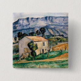 Chapa Cuadrada Paul Cezanne - Casa en Provenza