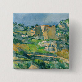 Chapa Cuadrada Paul Cezanne - Casas en Provenza, Valle de Riaux