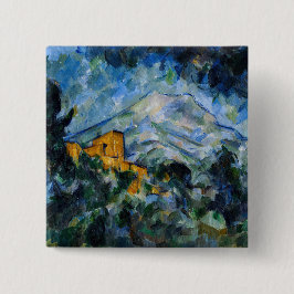 Chapa Cuadrada Paul Cezanne - Mont Saint-Victoire y Chateau Noir