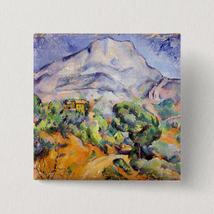 Chapa Cuadrada Paul Cezanne - Mont Sainte-Victoire, Carretera Tho