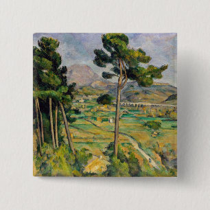 Chapa Cuadrada Paul Cezanne - Mont Sainte-Victoire y Viaducto