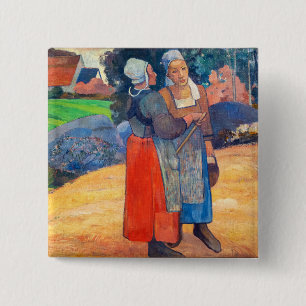 Chapa Cuadrada Paul Gauguin - Campesinas bretonas