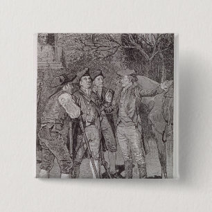 Chapa Cuadrada Paul Revere en Lexington
