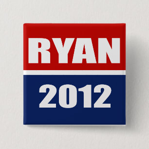Chapa Cuadrada Paul Ryan 2012