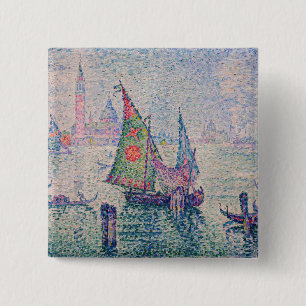 Chapa Cuadrada Paul Signac - La Vela Verde