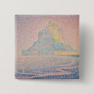 Chapa Cuadrada Paul Signac - Mont Saint Michel, Niebla y Sol