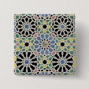 Chapa Cuadrada Pavimento de mosaico en Alhambra, 'del árabe