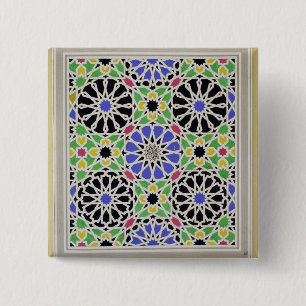 Chapa Cuadrada Pavimento de mosaico en el vestuario del sultán