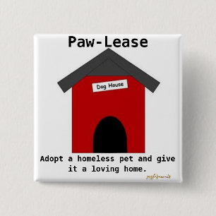 Chapa Cuadrada Paw-Lease