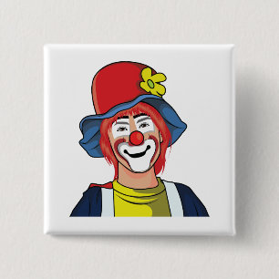 Chapa Cuadrada Payaso