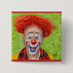 Chapa Cuadrada Payaso Steven Daniel Copeland