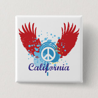Chapa Cuadrada Paz de California
