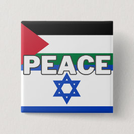 Chapa Cuadrada Paz en Palestina Israel