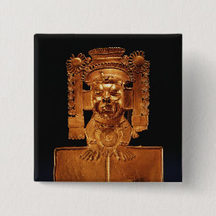 Chapa Cuadrada Pectoral de dios Xipe Totec