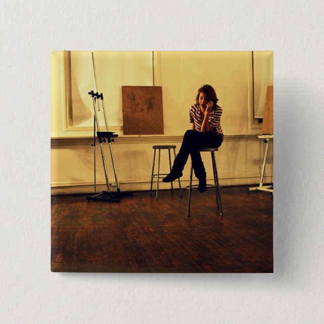 Chapa Cuadrada Pedazos solamente tan buenos como el conjunto (Anverso)