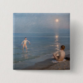 Chapa Cuadrada Peder Severin Kroyer - Boys Bathing at Skagen