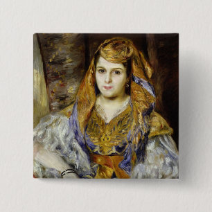 Chapa Cuadrada Pedro un Mme. C. Stora de Renoir el   en vestido