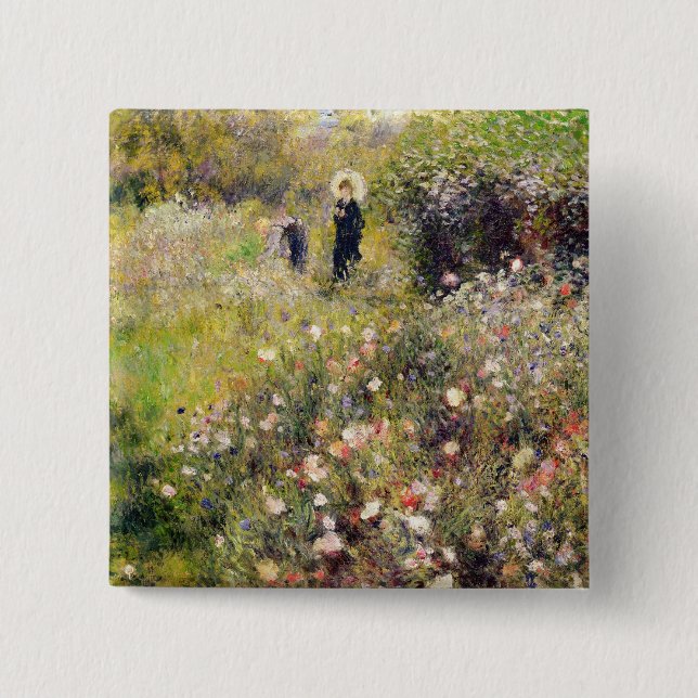 Chapa Cuadrada Pedro un paisaje del verano de Renoir el | (Anverso)