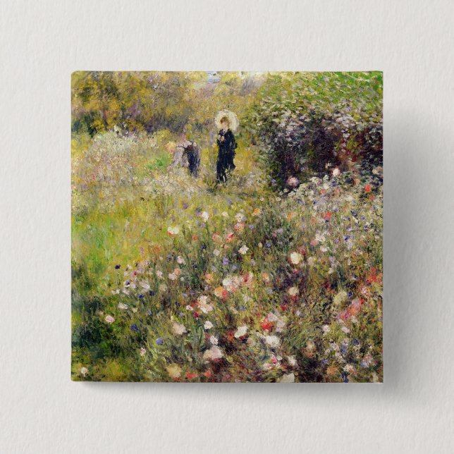 Chapa Cuadrada Pedro un paisaje del verano de Renoir el | (Anverso)