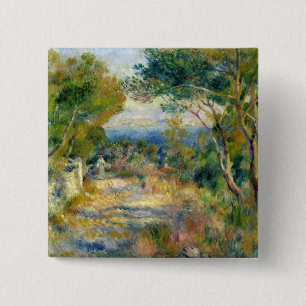 Chapa Cuadrada Pedro un Renoir el L'Estaque