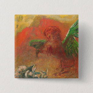 Chapa Cuadrada Pegaso triunfante